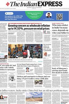 The Indian Express Delhi - April 19th 2022