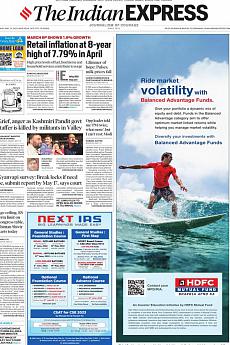 The Indian Express Delhi - May 13th 2022