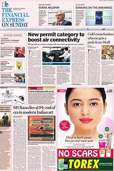 Financial Express Delhi - July 24th 2016