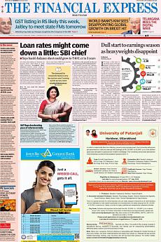 Financial Express Delhi - July 25th 2016