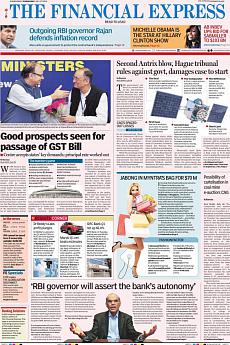 Financial Express Delhi - July 27th 2016