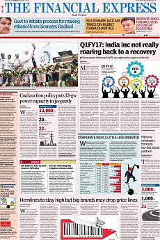 Financial Express Delhi - August 1st 2016
