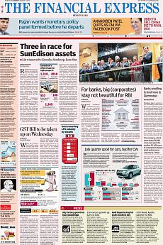 Financial Express Delhi - August 2nd 2016