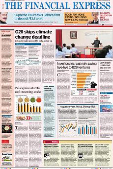Financial Express Delhi - September 6th 2016