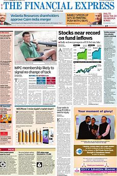 Financial Express Delhi - September 7th 2016