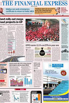 Financial Express Delhi - September 16th 2016