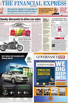 Financial Express Delhi - September 20th 2016