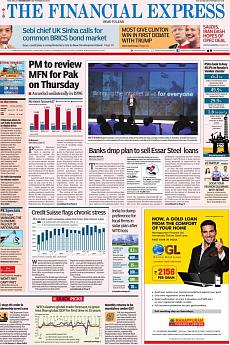 Financial Express Delhi - September 28th 2016