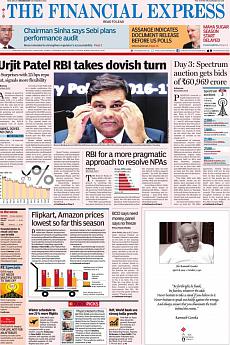 Financial Express Delhi - October 5th 2016