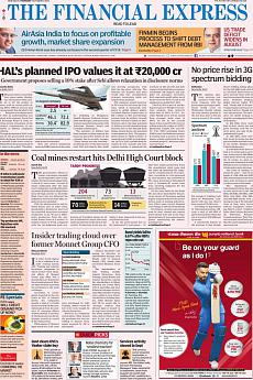 Financial Express Delhi - October 6th 2016
