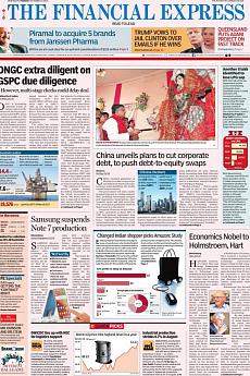 Financial Express Delhi - October 11th 2016