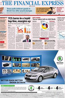 Financial Express Delhi - October 14th 2016