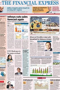Financial Express Delhi - October 15th 2016