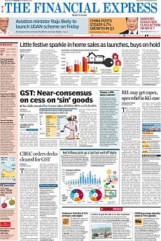 Financial Express Delhi - October 20th 2016