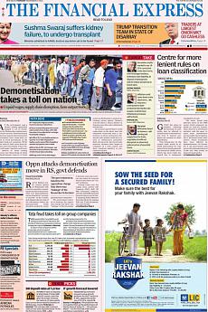 Financial Express Delhi - November 17th 2016