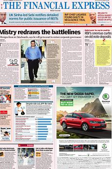 Financial Express Delhi - December 20th 2016
