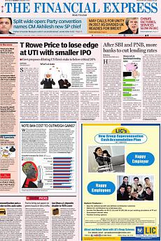 Financial Express Delhi - January 2nd 2017