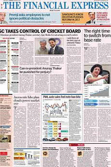 Financial Express Delhi - January 3rd 2017