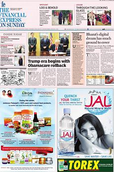 Financial Express Delhi - January 22nd 2017