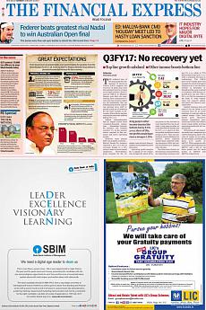 Financial Express Delhi - January 30th 2017