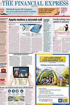 Financial Express Delhi - February 6th 2017