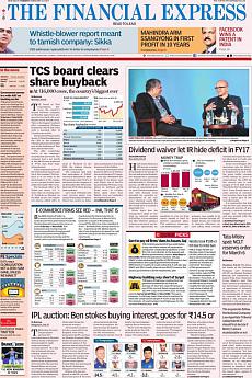 Financial Express Delhi - February 21st 2017
