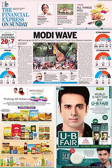 Financial Express Delhi - March 12th 2017