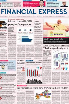 Financial Express Delhi - April 15th 2017
