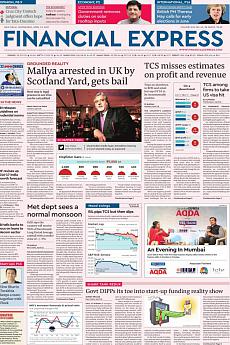 Financial Express Delhi - April 19th 2017