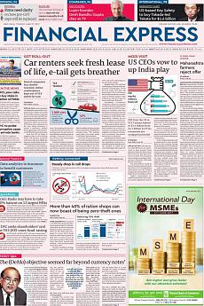 Financial Express Delhi - June 27th 2017