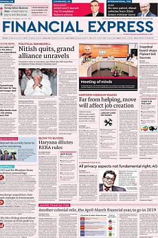 Financial Express Delhi - July 27th 2017