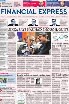 Financial Express Delhi - August 19th 2017