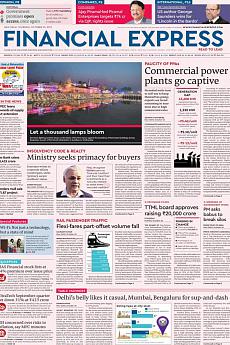 Financial Express Delhi - October 19th 2017