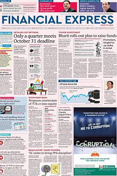 Financial Express Delhi - October 31st 2017