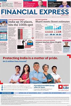 Financial Express Delhi - November 1st 2017