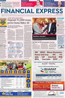 Financial Express Delhi - November 7th 2017
