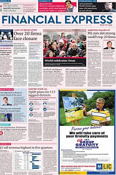 Financial Express Delhi - December 25th 2017