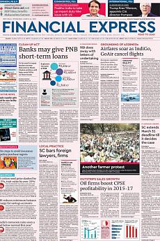 Financial Express Delhi - March 14th 2018