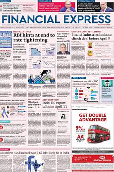 Financial Express Delhi - April 6th 2018