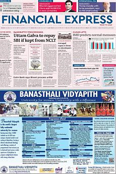 Financial Express Delhi - April 17th 2018