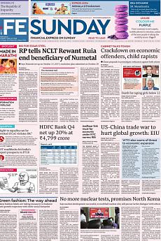 Financial Express Delhi - April 22nd 2018
