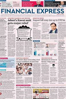 Financial Express Delhi - May 19th 2018