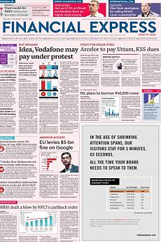 Financial Express Delhi - July 19th 2018