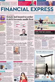 Financial Express Delhi - October 11th 2018
