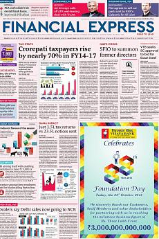 Financial Express Delhi - October 23rd 2018