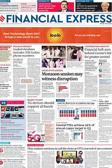 Financial Express Delhi - July 19th 2021