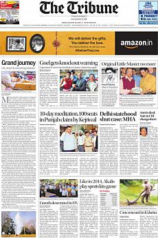 The Tribune Delhi - August 12th 2016