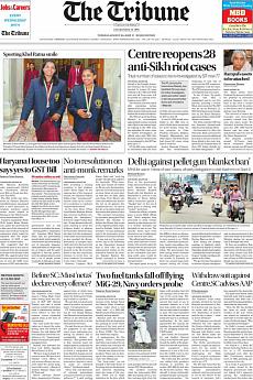 The Tribune Delhi - August 30th 2016