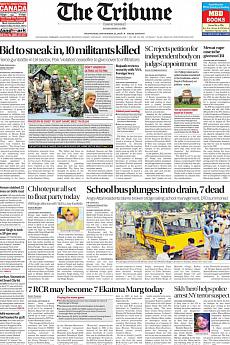 The Tribune Delhi - September 21st 2016