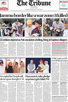 The Tribune Delhi - November 2nd 2016